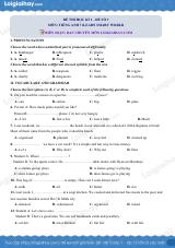 Đề thi học kì 1 Tiếng Anh 7 iLearn Smart Wolrd - Đề số 3